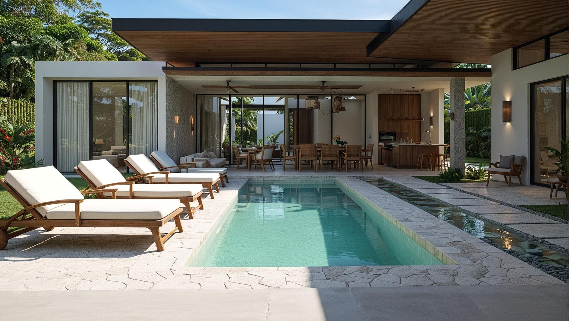 Planos constructivos y presupuesto de un proyecto de casa de CJarq en Guanacaste, Costa Rica