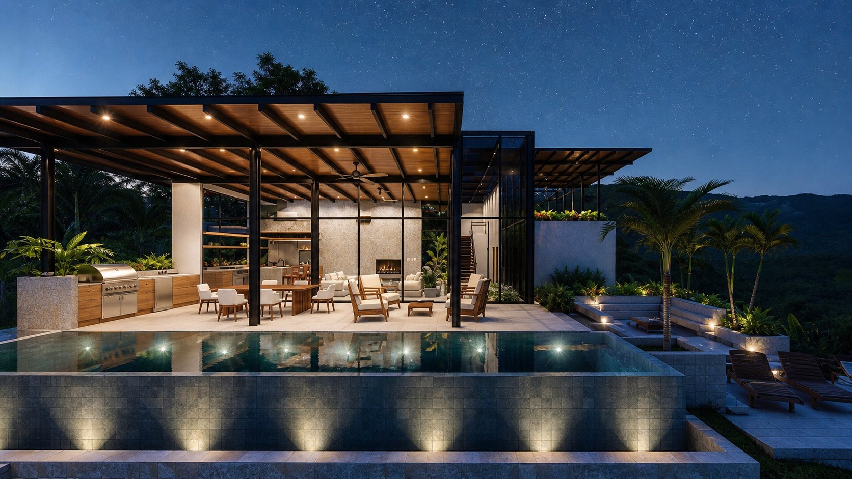 Casa El Sueño, home and landscape in Nuevo Arenal, Costa Rica, by CJarq