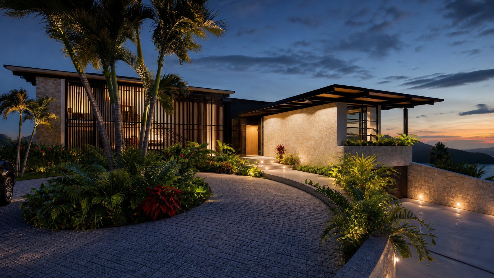 Casa El Sueño, home and landscape in Nuevo Arenal, Costa Rica, by CJarq