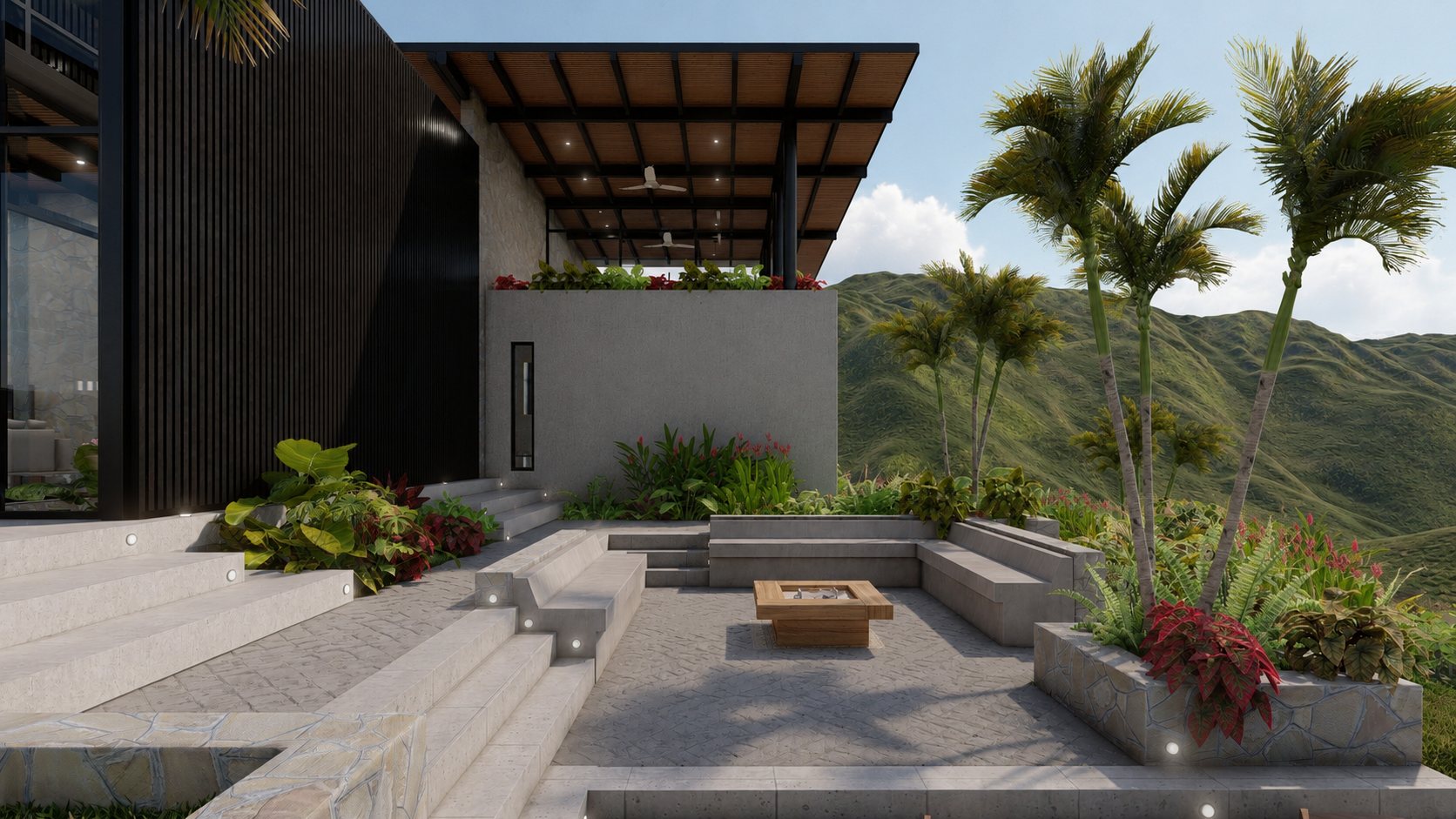 Casa El Sueño, home and landscape in Nuevo Arenal, Costa Rica, by CJarq