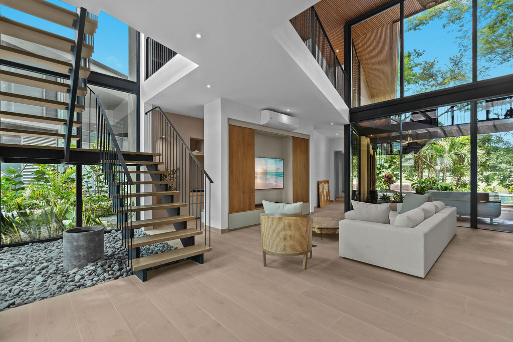 Sakura, family home and garden in Reserva Conchal, Brasilito, Costa Rica, by CJarq