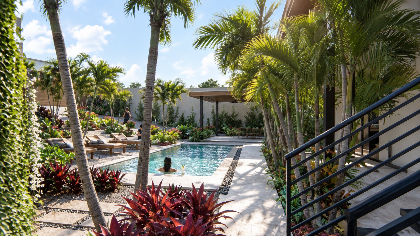 SP House garden in Tamarindo