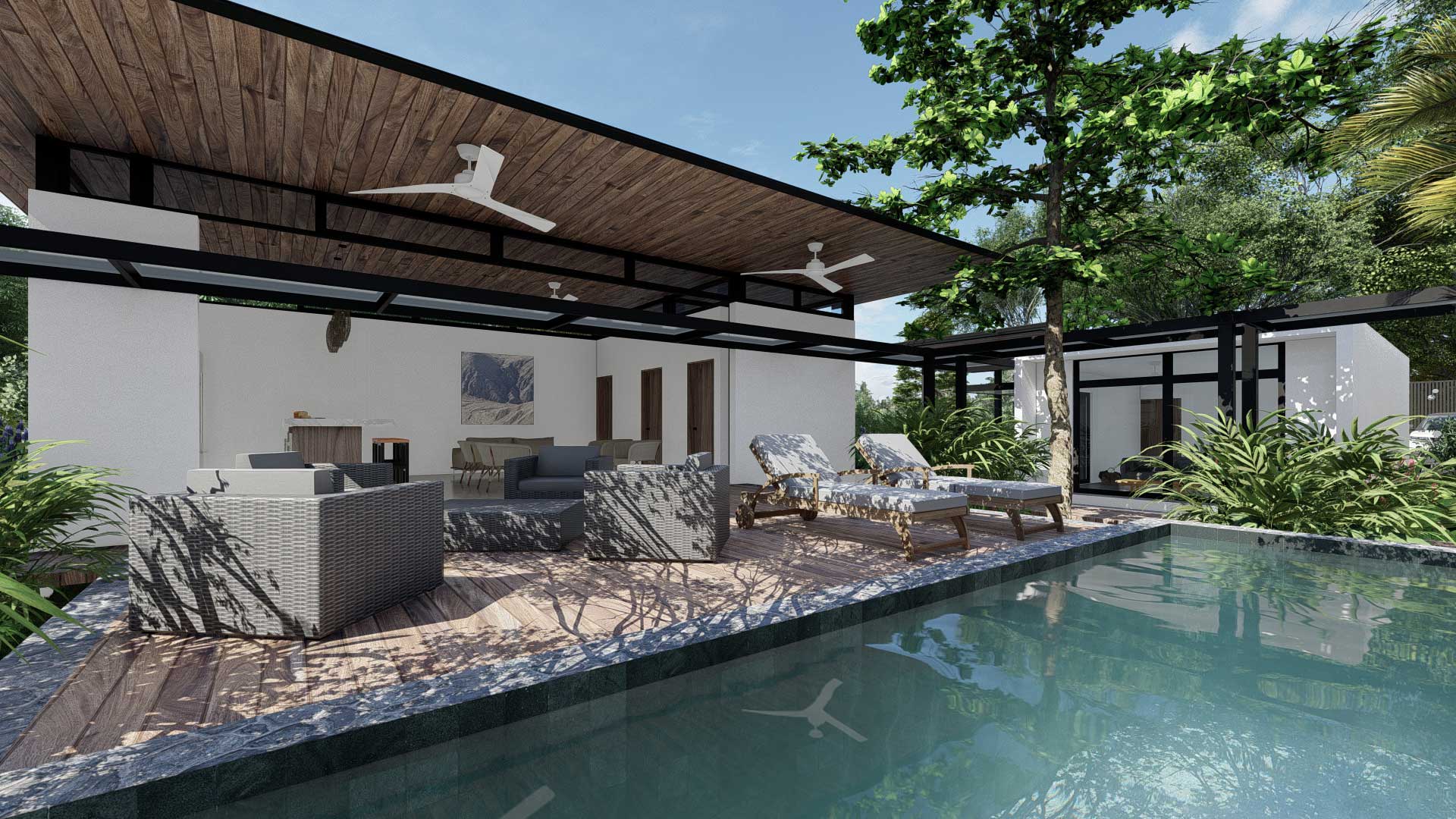 MM House, home and guest house in Playa Grande, Costa Rica, by CJarq