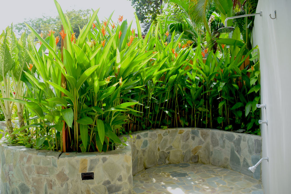 Casa de Las Olas, aerial view of the pool and gardens