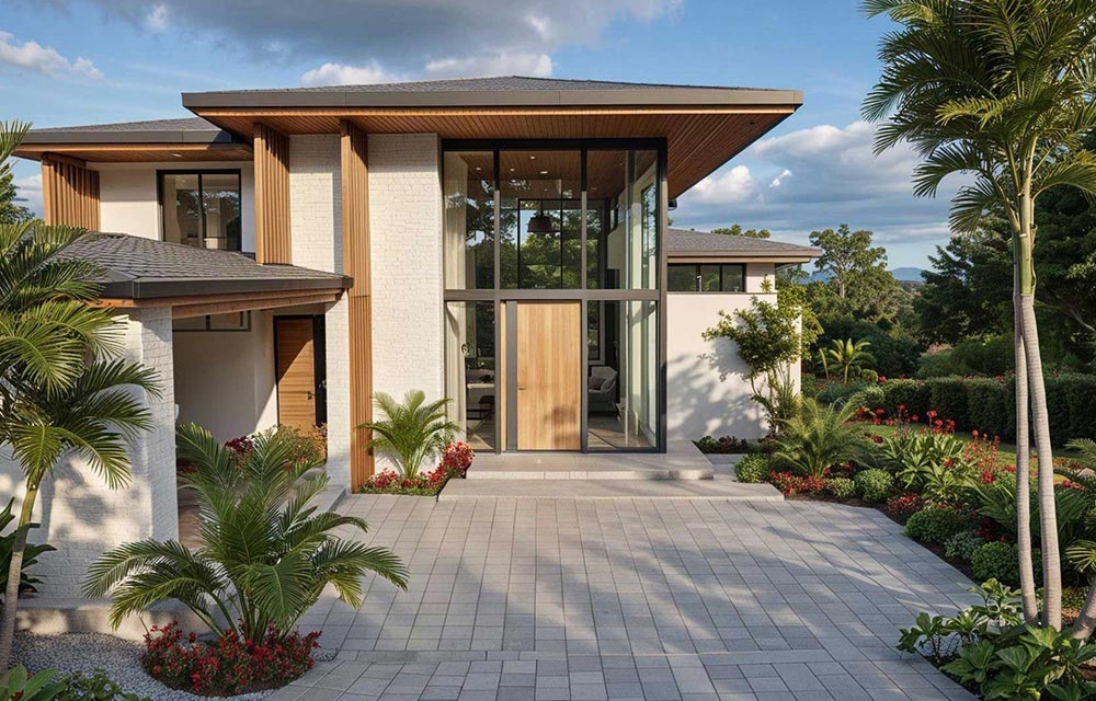 Akari, tropical home under construction in Reserva Conchal, Guanacaste, Costa Rica, by CJarq