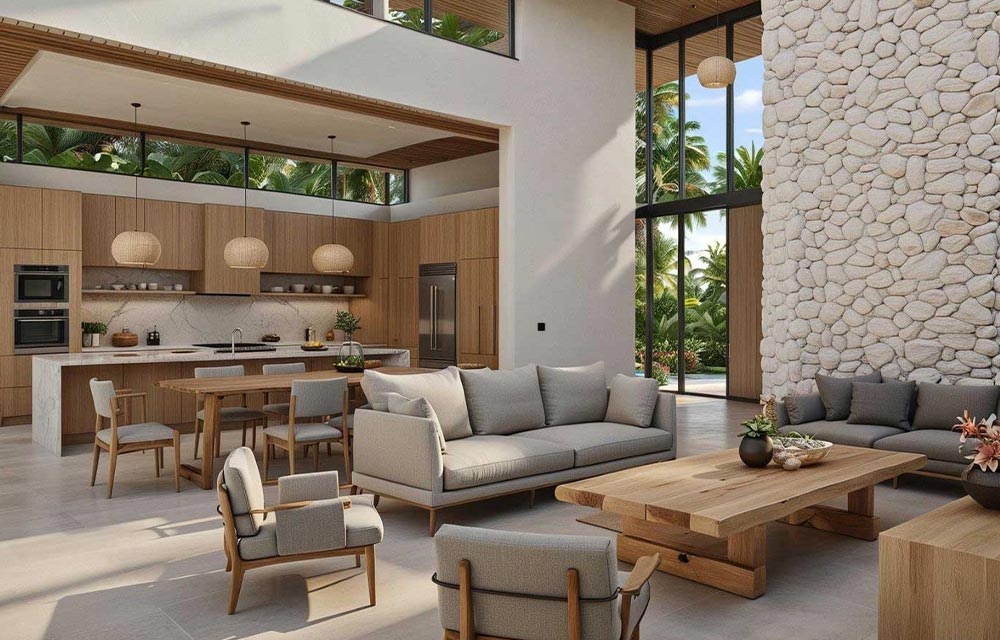 Akari, tropical home under construction in Reserva Conchal, Guanacaste, Costa Rica, by CJarq