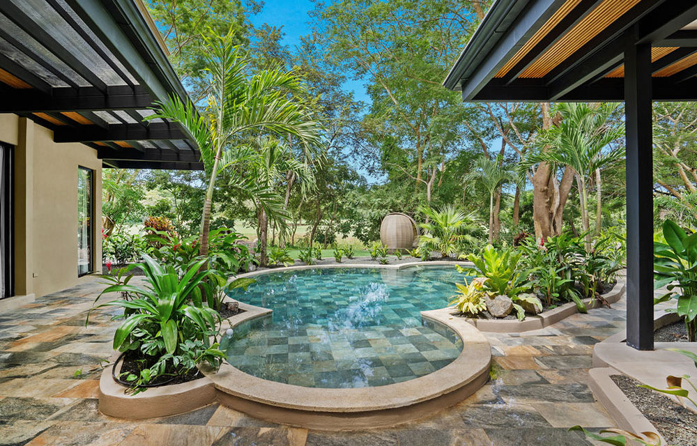 Sakura, family home and garden in Reserva Conchal, Brasilito, Costa Rica, by CJarq