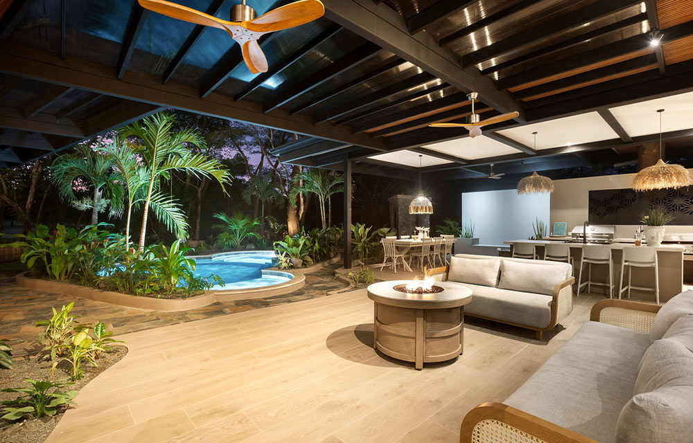 Sakura, family home and garden in Reserva Conchal, Brasilito, Costa Rica, by CJarq