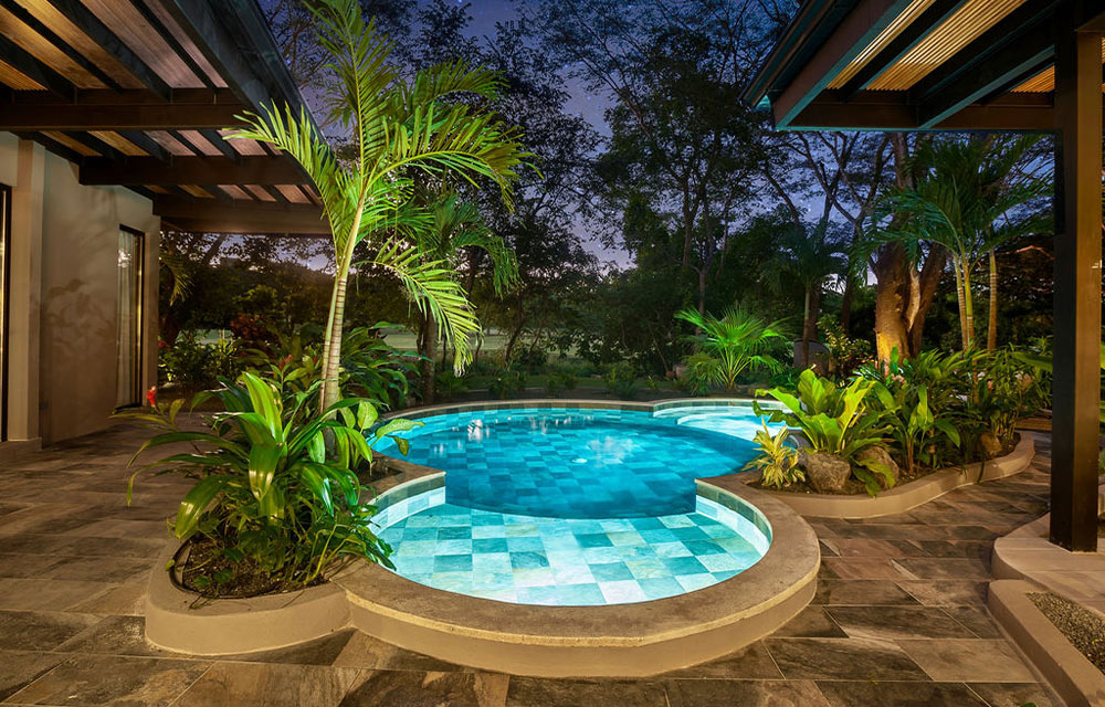 Sakura, family home and garden in Reserva Conchal, Brasilito, Costa Rica, by CJarq