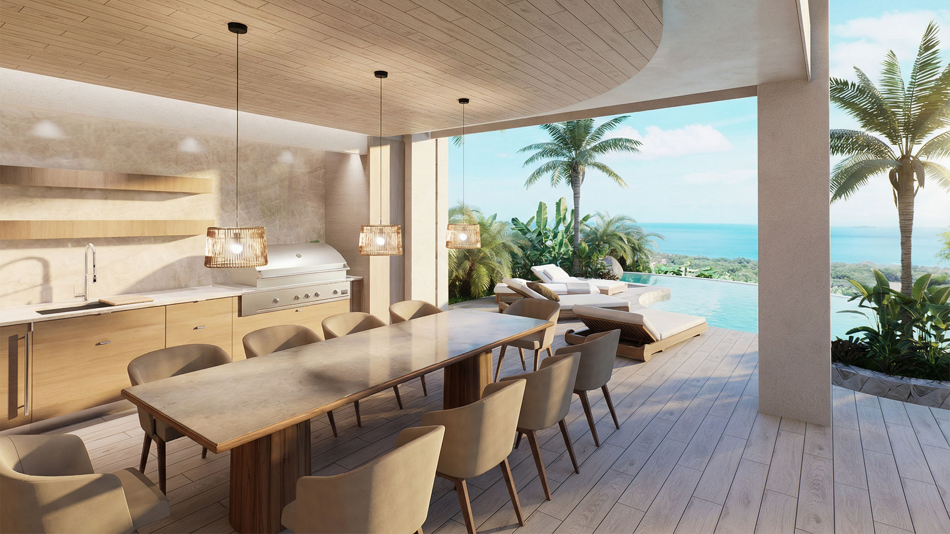 Guayacan, home under construction in Reserva Conchal, Guanacaste, Costa Rica, by CJarq