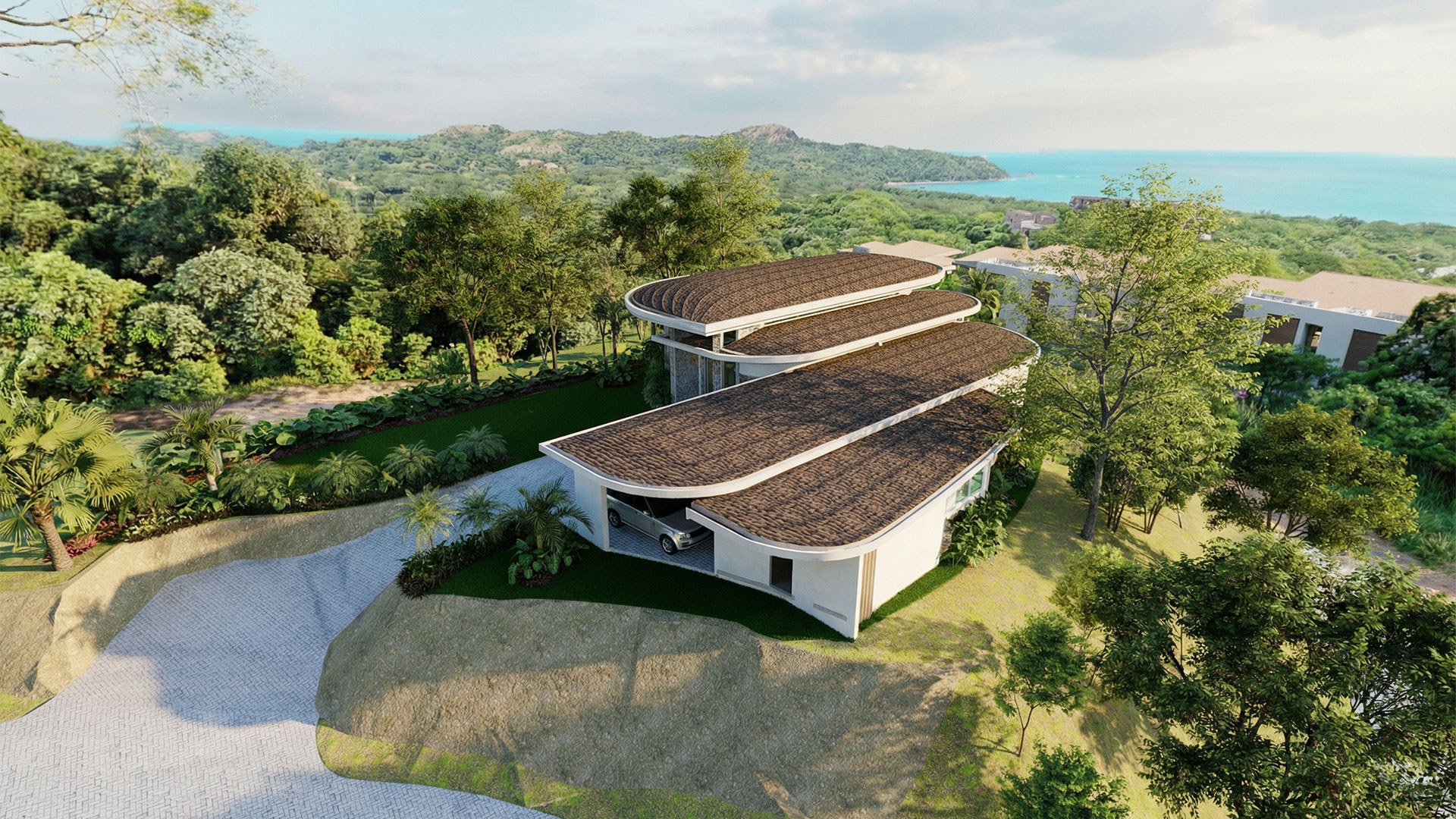 Guayacan, home under construction in Reserva Conchal, Guanacaste, Costa Rica, by CJarq