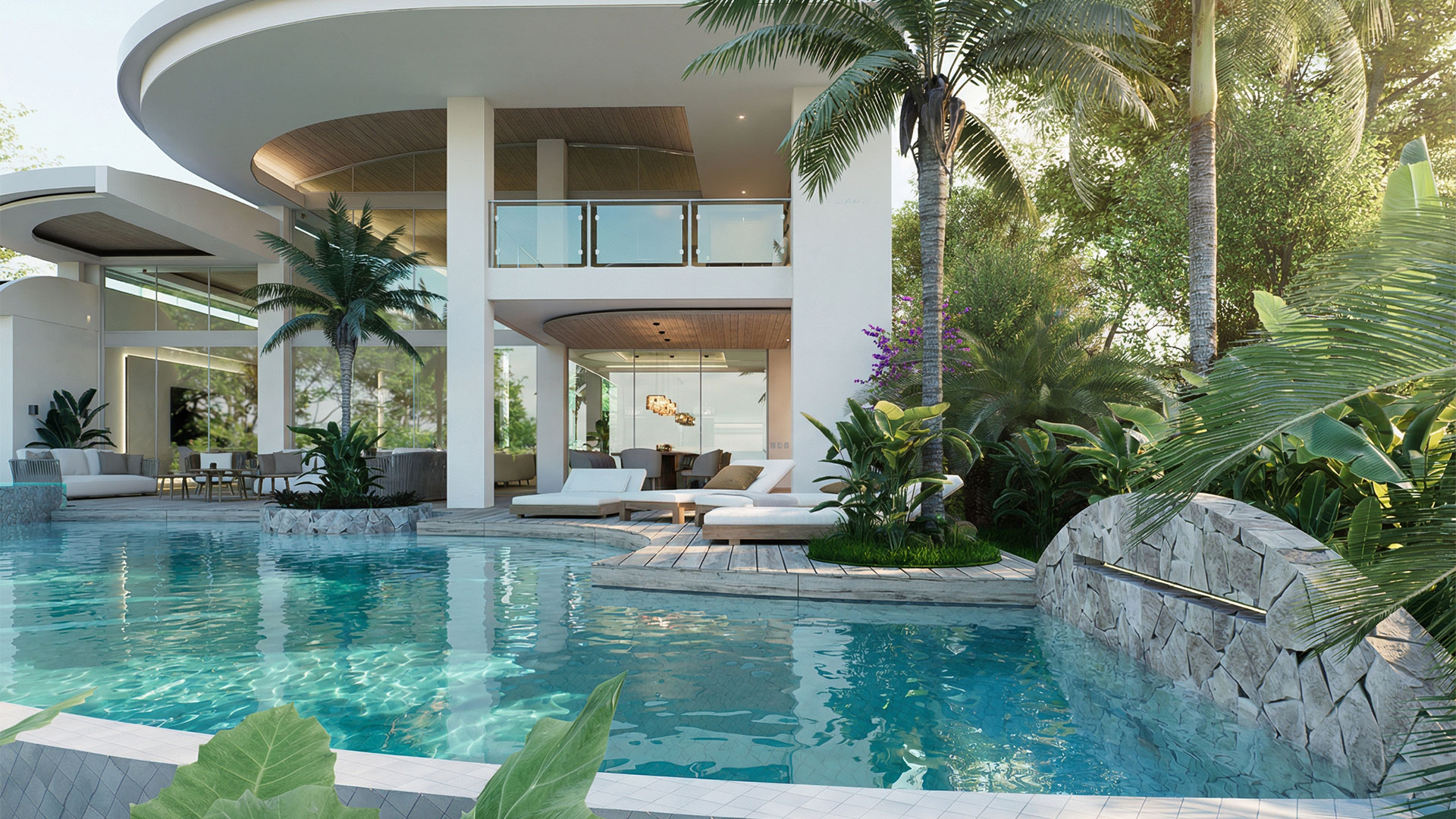 Guayacan, home under construction in Reserva Conchal, Guanacaste, Costa Rica, by CJarq