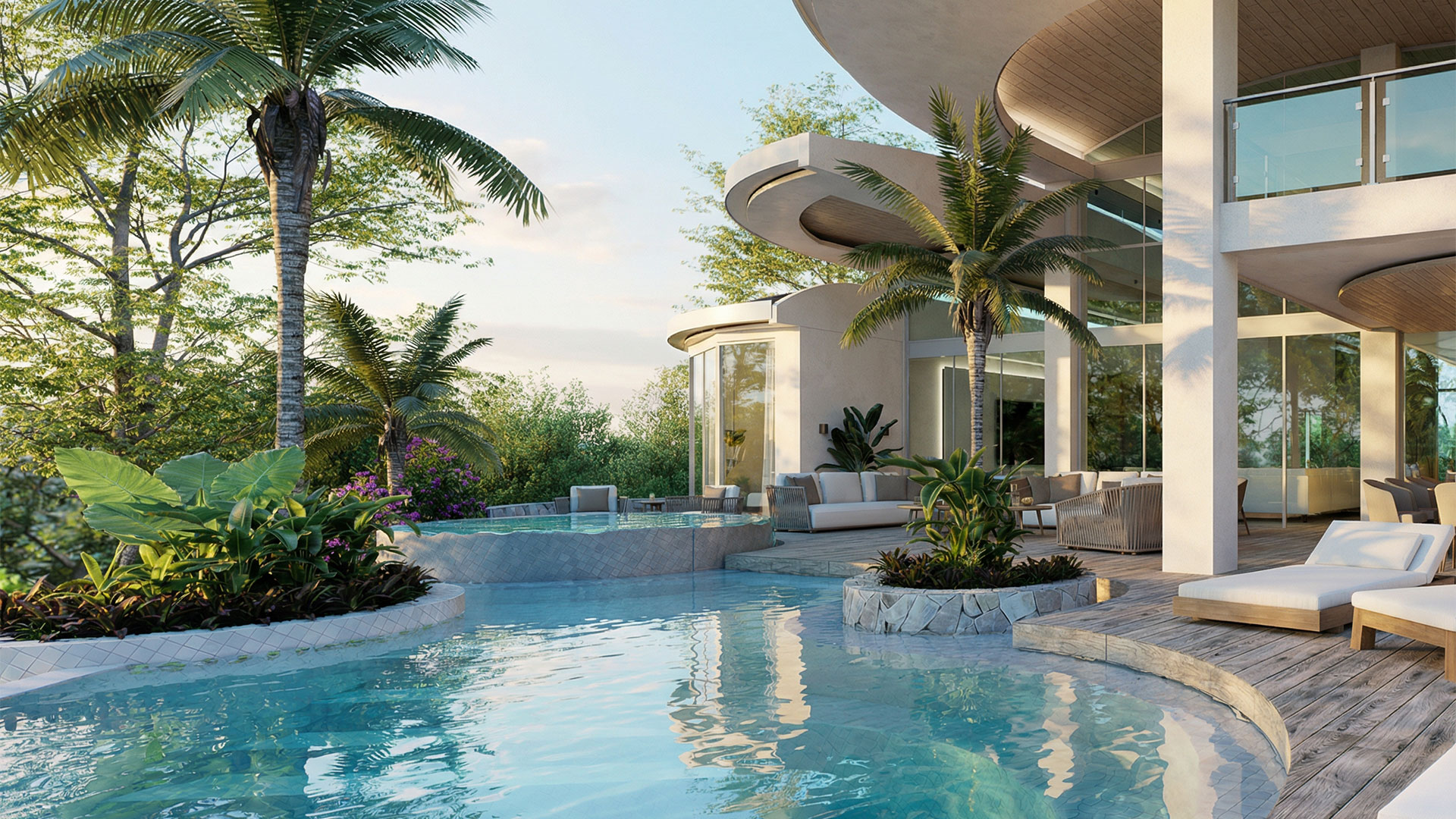 Guayacan, home under construction in Reserva Conchal, Guanacaste, Costa Rica, by CJarq